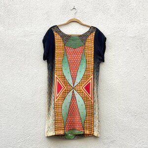 Anthropologie Tanvi Kedia Avizeh Boho Rayon Beaded Slip On Dress Small